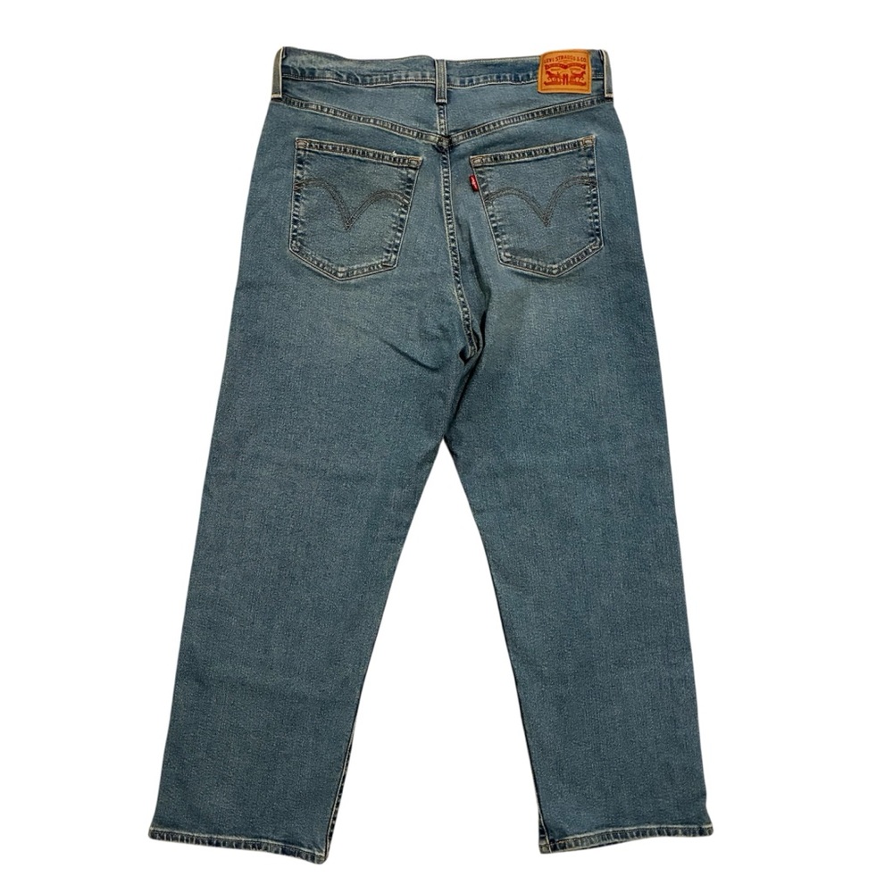 Levi's Jeans Women's 32 Blue Ribcage Straight Ankle LIKE NEW - Picture 7 of 10